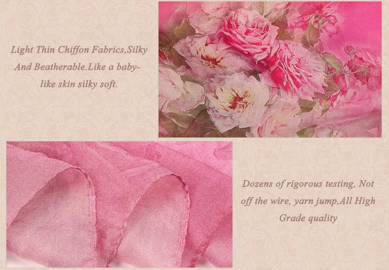 Silk Scarf Mulberry Silk Scarf Long Design Quality Female Spring And Autumn Scarf All-match Fashion Women Satin Pink Shawl