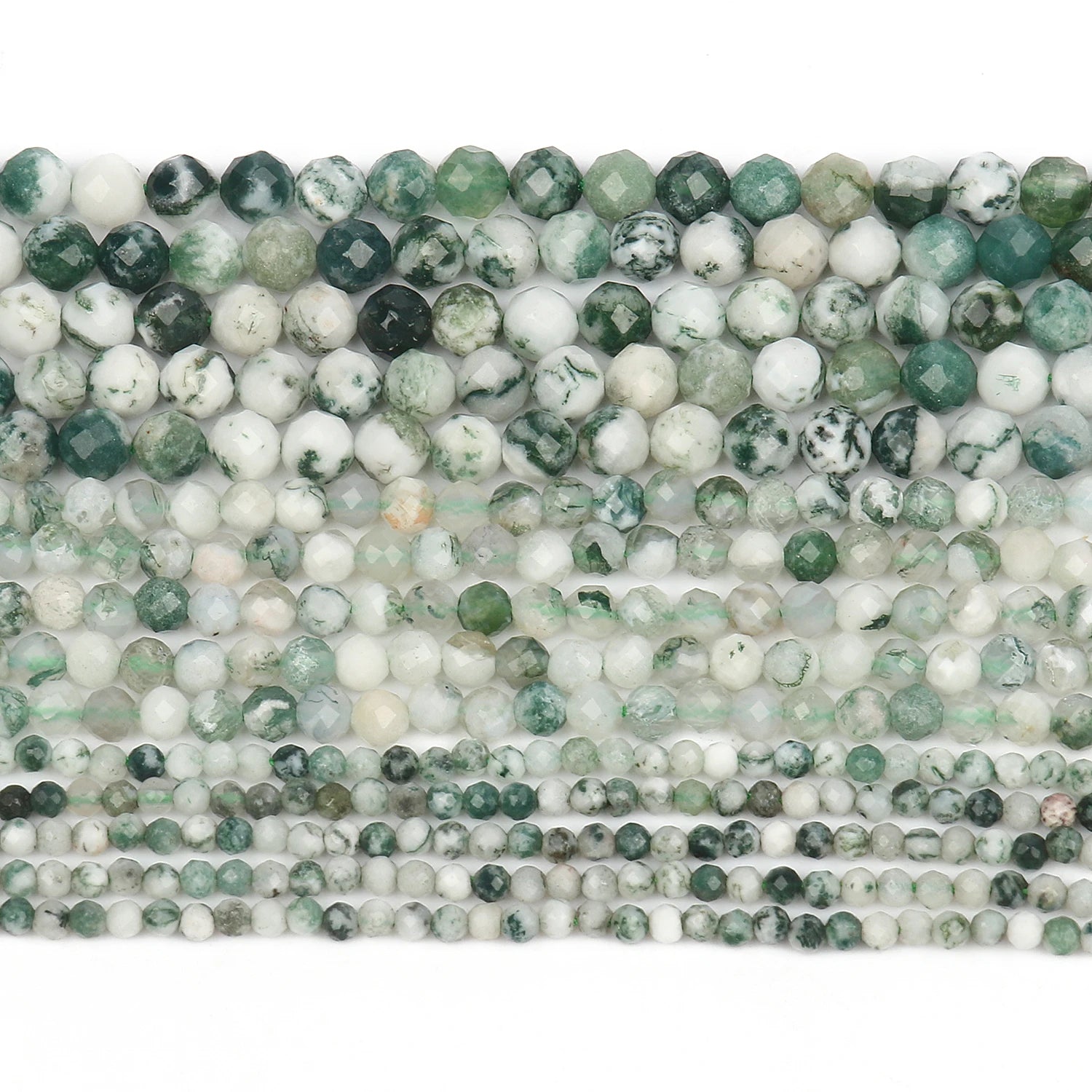 2 3 4mm Natural Faceted Blue Sapphire Stones Loose Spacer Beads for Jewelry Making DIY Bracelet Earrings Accessories 15''Inch