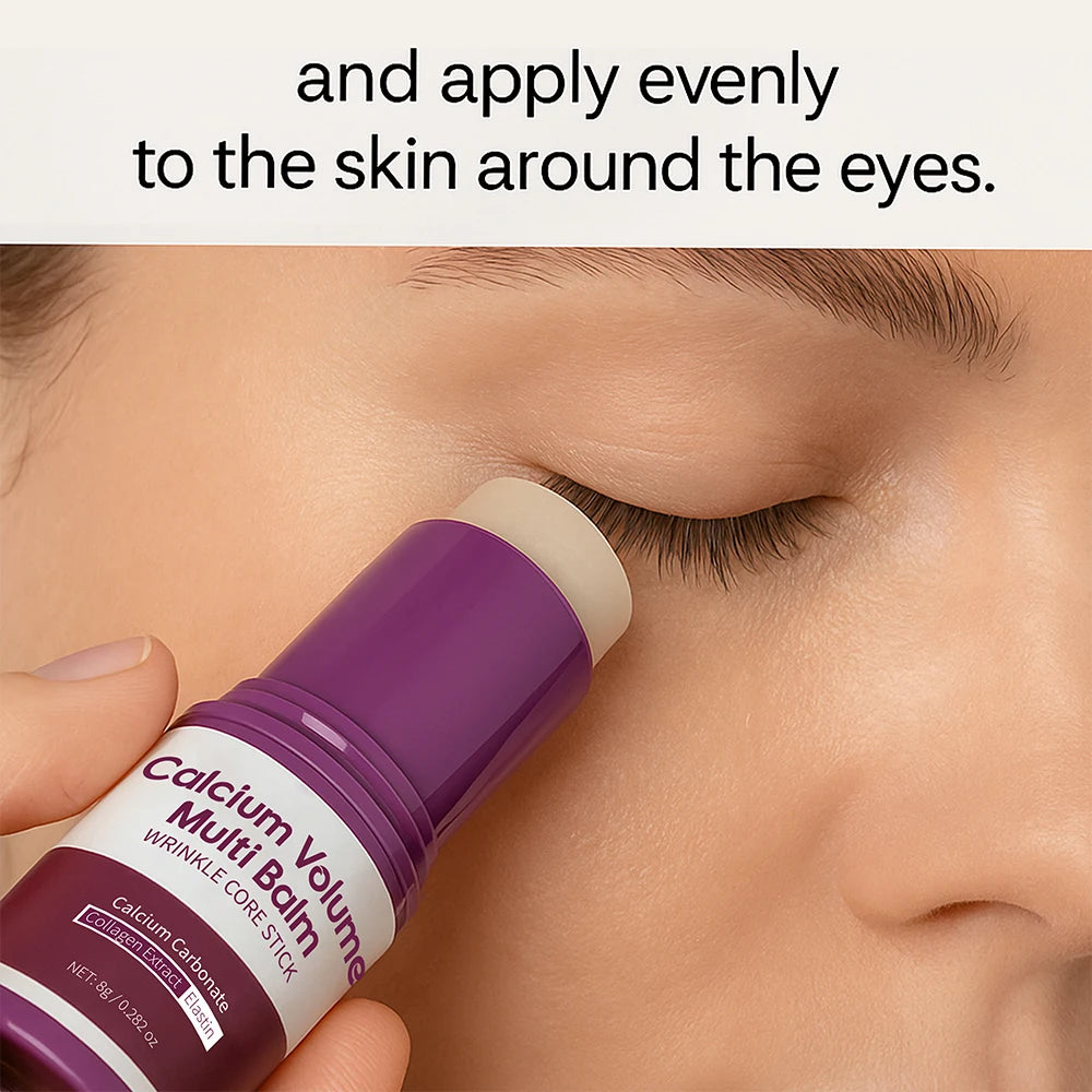 Calcium Volume Multi Balm for Smoothing Fine Lines Firms and lifts Eye Skin  Wrinkle Stick for Unisex Brightens and Soothes Skin