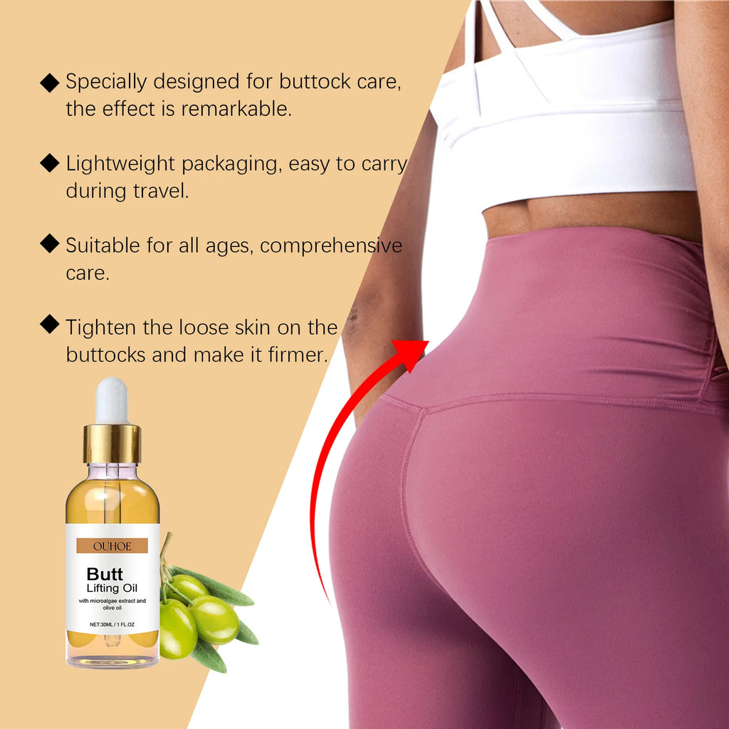 Hip Lifting Oil Buttock Lifting Oil Firming Nourishing Moisturize Tighten Shaper Bum Sexy Body Butt Massage Care Essential Oil