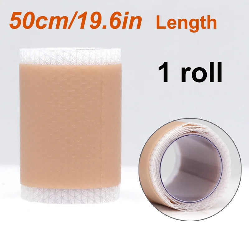 Waterproof & Reusable Silicone Scar Tape – Breathable, Skin-Friendly Adhesive for Ear Protection & Discreet Coverage