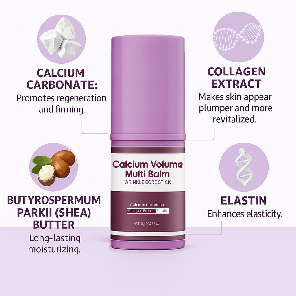 Calcium Volume Multi Balm for Smoothing Fine Lines Firms and lifts Eye Skin  Wrinkle Stick for Unisex Brightens and Soothes Skin