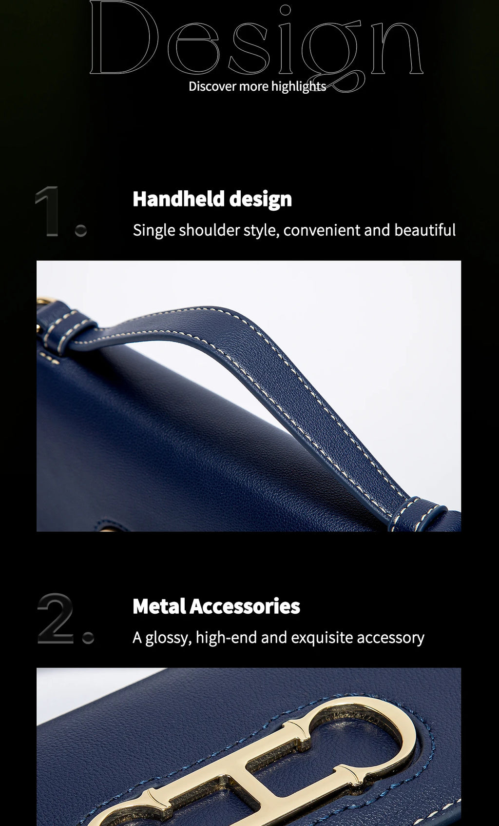 CH Crossbody Bag Brand Women's Bag Letter Print Leather Compact Elegant Handbag Tote Bag Exquisite Fashion Women's Bag
