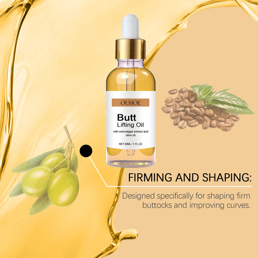 Hip Lifting Oil Buttock Lifting Oil Firming Nourishing Moisturize Tighten Shaper Bum Sexy Body Butt Massage Care Essential Oil