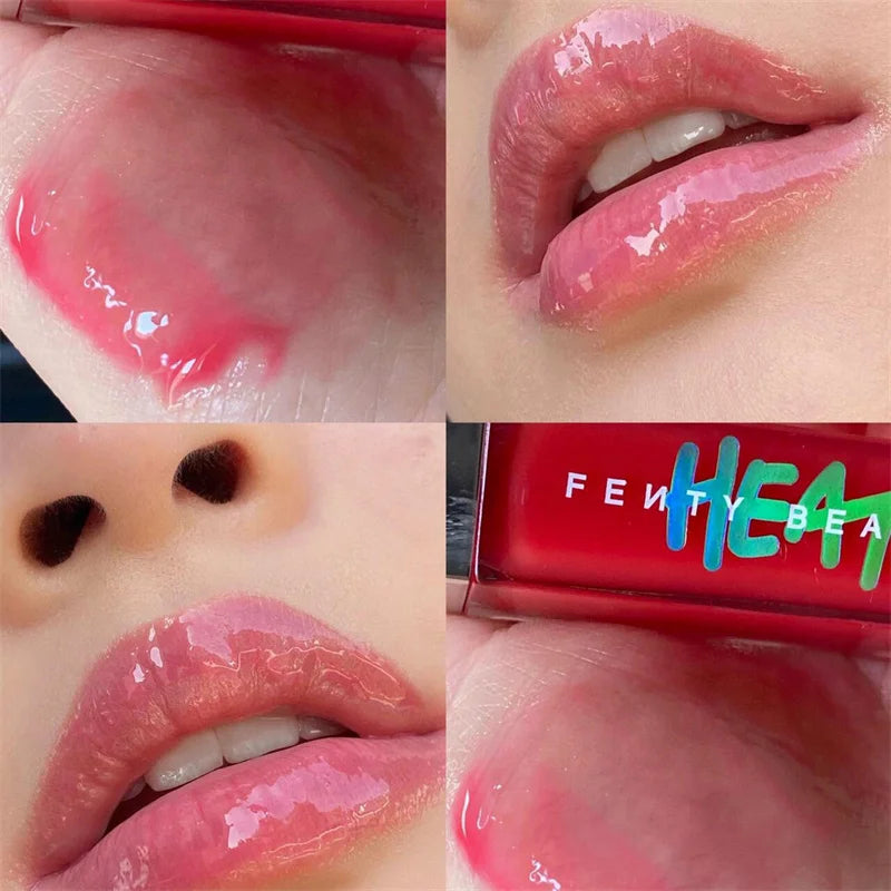 Fashion Fenty Beauty Lip Glaze Moisten Shine Glitter Lip Plumper Makeup For Beginner Liquid Lipstick Female Makeup Cosmetics