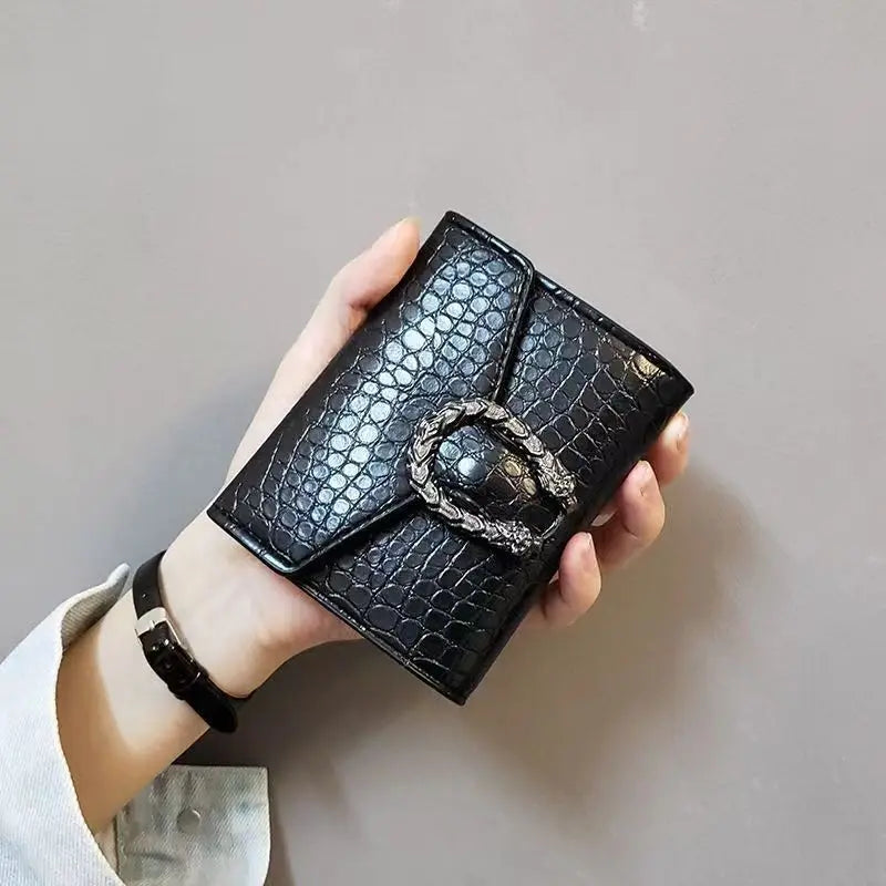 New fashion high-quality luxury classic short wallet small wallet simple multifunctional large capacity card package card wallet