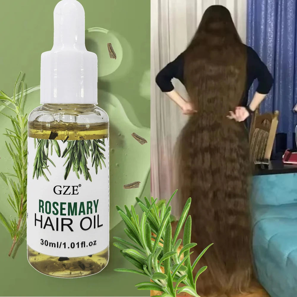 GZE Rosemary Oil For Hair Strengthens Rosemary Scalp Care | All Type & Texture | Straight, Waves & Chemically