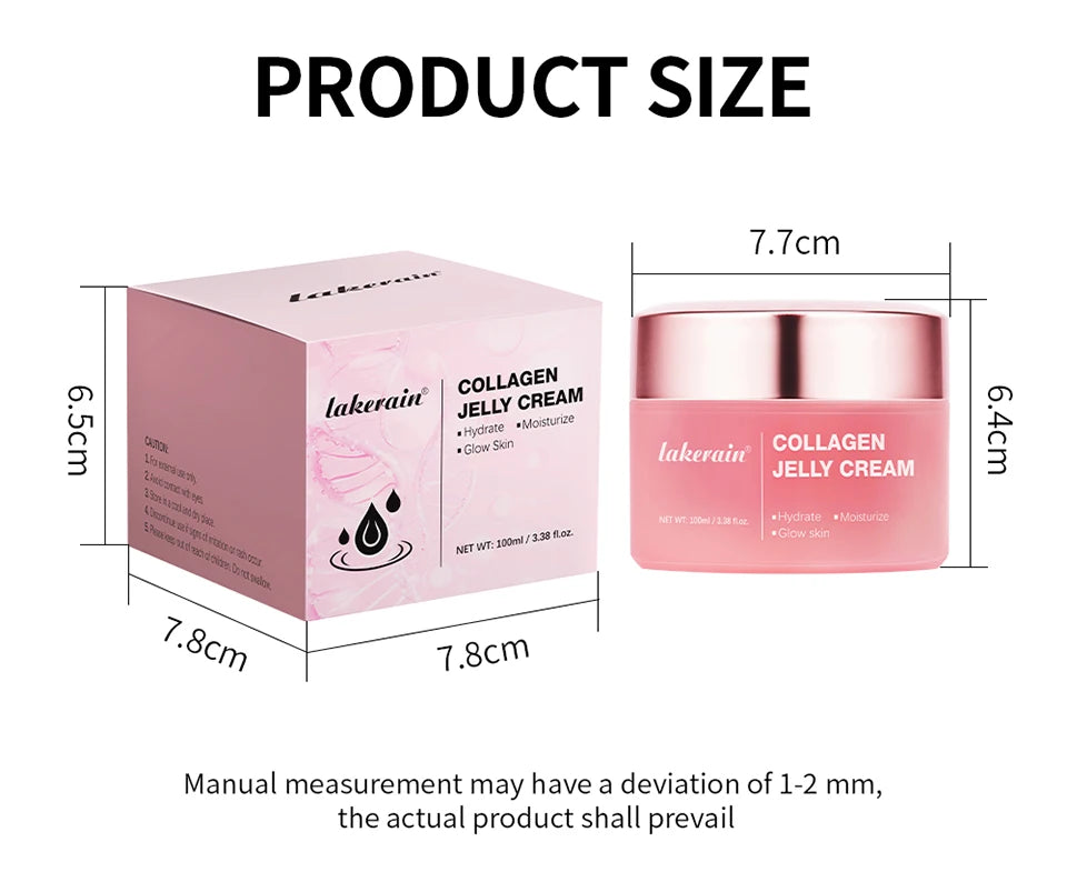 Anti Aging Collagen Face Cream 100ml Niacinamide Moisturizer Hydrating Gel For Tightening Soothing Firmness Skincare