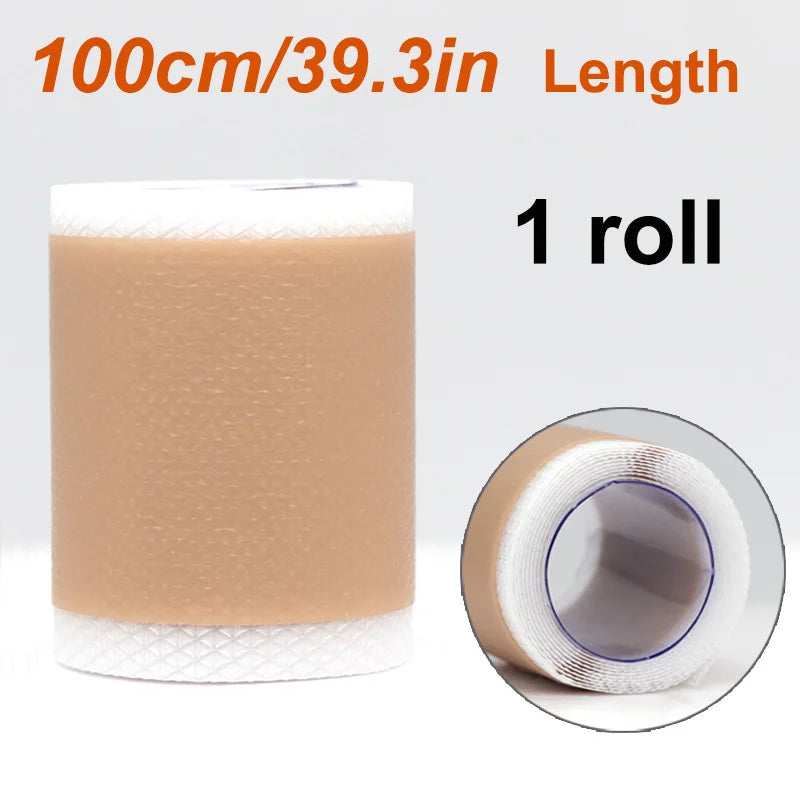 Waterproof & Reusable Silicone Scar Tape – Breathable, Skin-Friendly Adhesive for Ear Protection & Discreet Coverage