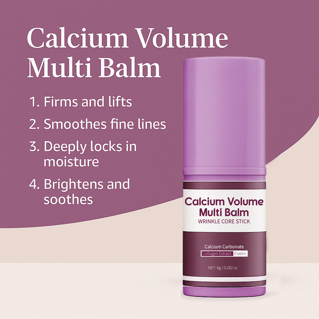 Calcium Volume Multi Balm for Smoothing Fine Lines Firms and lifts Eye Skin  Wrinkle Stick for Unisex Brightens and Soothes Skin
