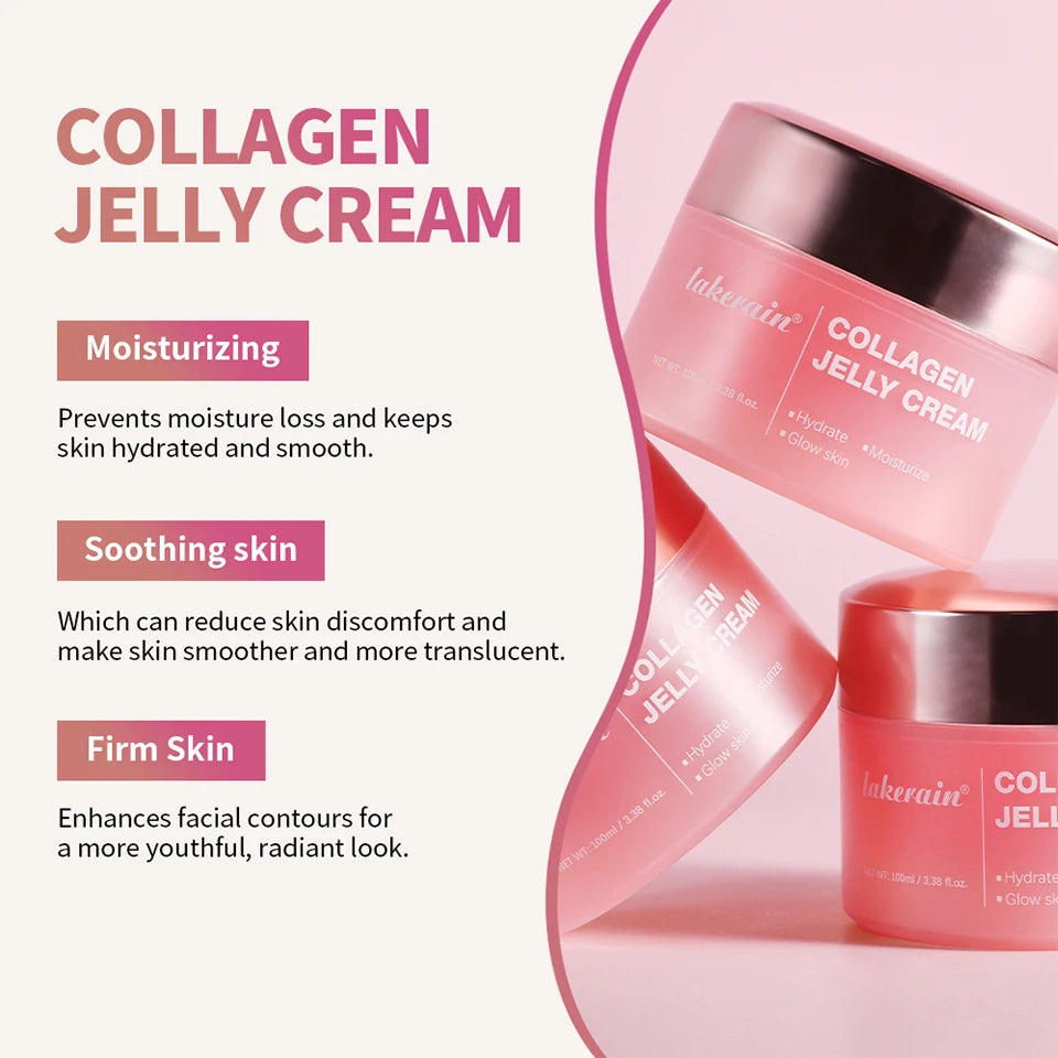 Anti Aging Collagen Face Cream 100ml Niacinamide Moisturizer Hydrating Gel For Tightening Soothing Firmness Skincare