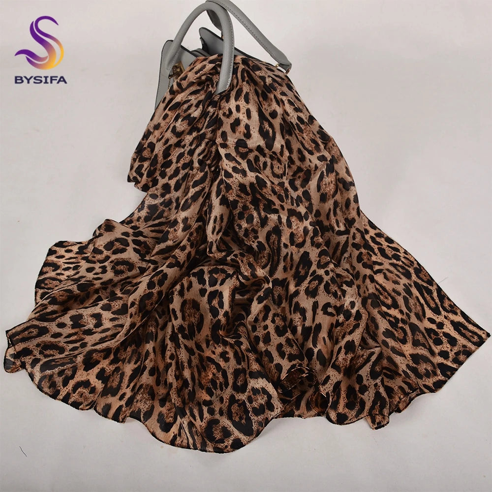 [BYSIFA] New Blue Green Silk Scarf Shawl Women Fashion Brand 100% Pure Silk Long Scarves Autum Winter Warm Neck Head Scarf Hijab