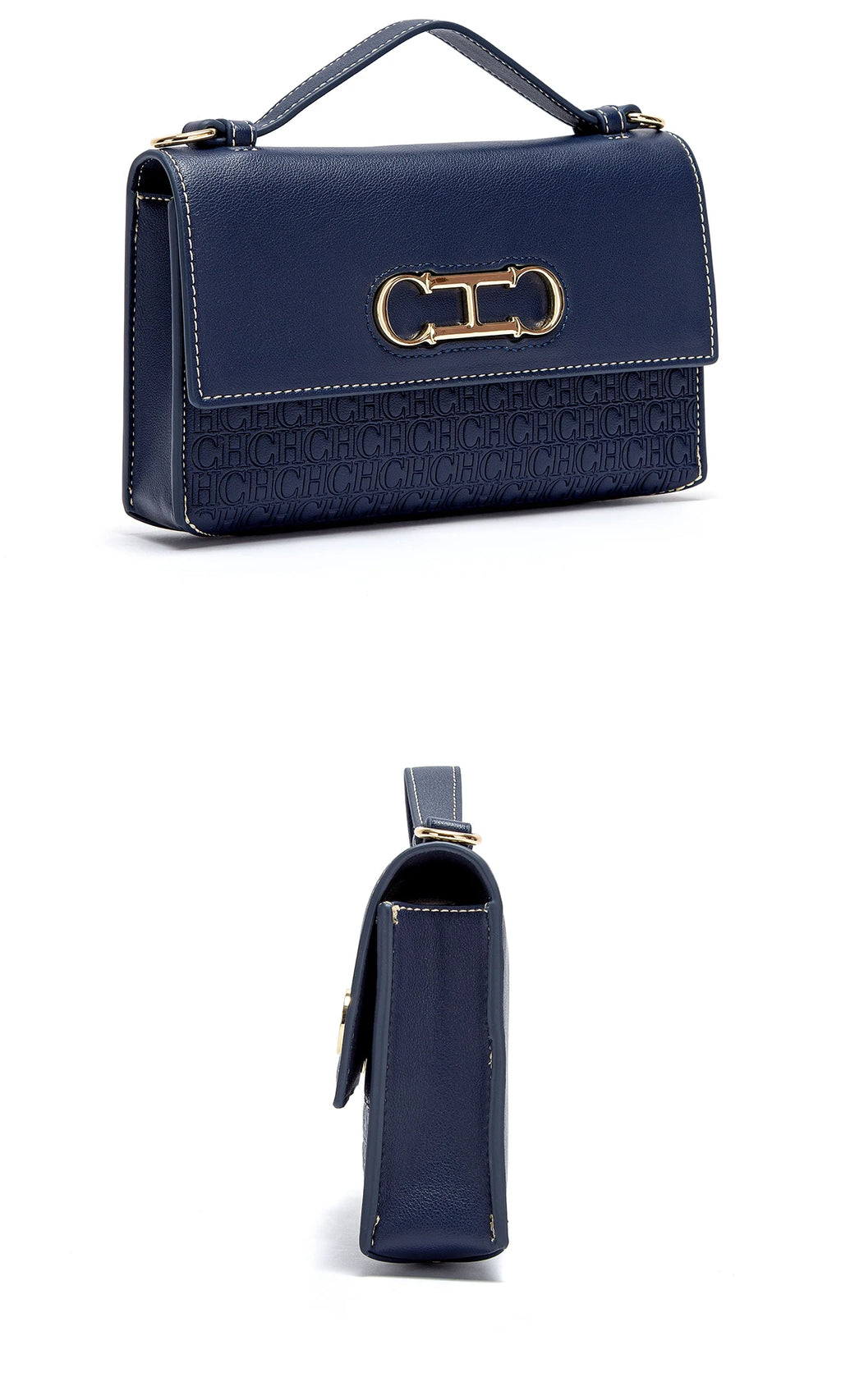 CH Crossbody Bag Brand Women's Bag Letter Print Leather Compact Elegant Handbag Tote Bag Exquisite Fashion Women's Bag