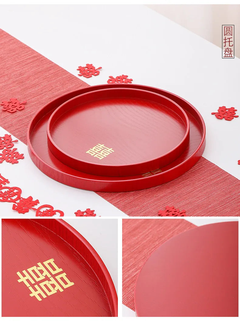 Red Ceramic Tea Set, Chinese Wedding Tea Set, Handmade Tea Pot Set, Special Customized Home Porcelain Beauty Tea Cup Set