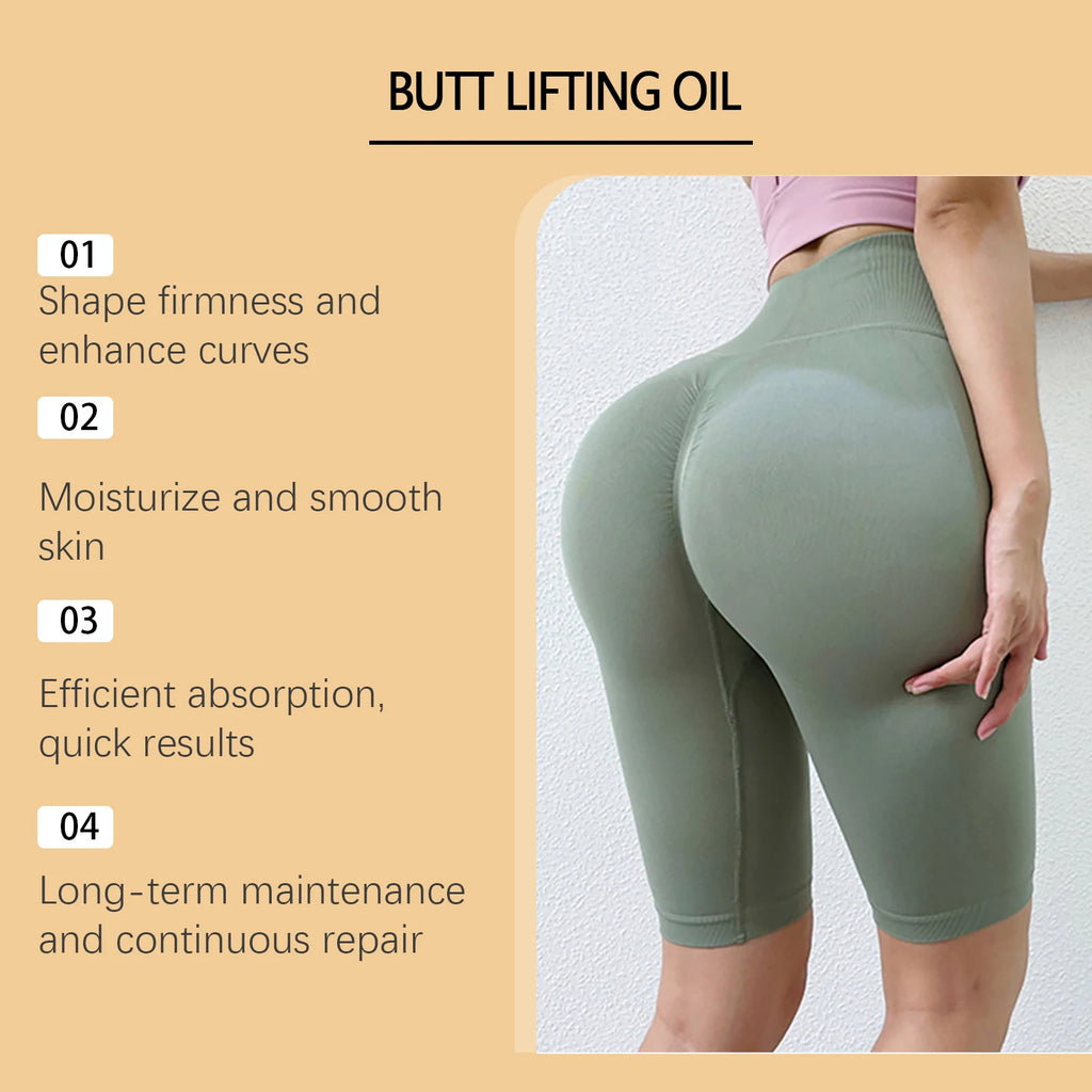 Hip Lifting Oil Buttock Lifting Oil Firming Nourishing Moisturize Tighten Shaper Bum Sexy Body Butt Massage Care Essential Oil