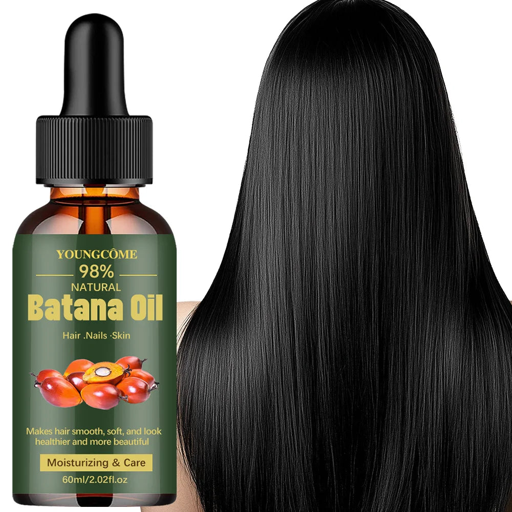 Natural Batana Oil For Hair Growth Pure Batana Oil Hair Shine Strengthen For Women Prevent Hair Loss Eliminate Split Ends 1/3pcs