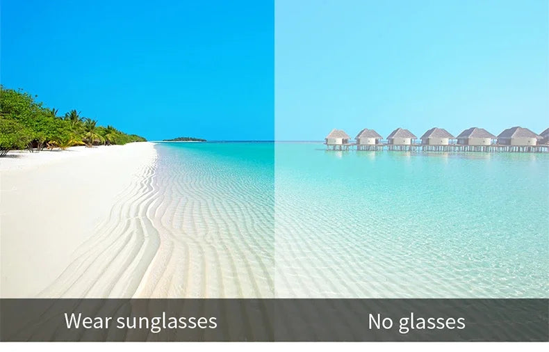 Vintage Fashion Rimless Sunglasses for Women Frameless Rectangle Shades Gradient UV400 Summer Traveling Sun Glasses for Womenn
