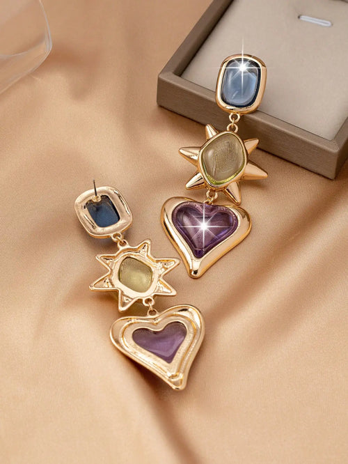 A Pair of Bohemian Retro-Style Sexy, Fashionable, Versatile and Unique Earrings for Women