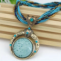 New Retro Bohemian Ethnic Style Necklace Fashionable Men's and Women's Festival Party Gifts Jewelry Accessories