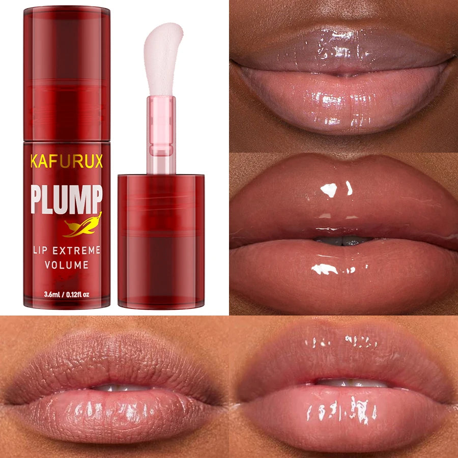 1PC Lip Plump Long Lasting Lip Oil Moisturizing Lip Gloss Serum Instant Volumising Essence Oil Repair Lip Fine Lines Increase El