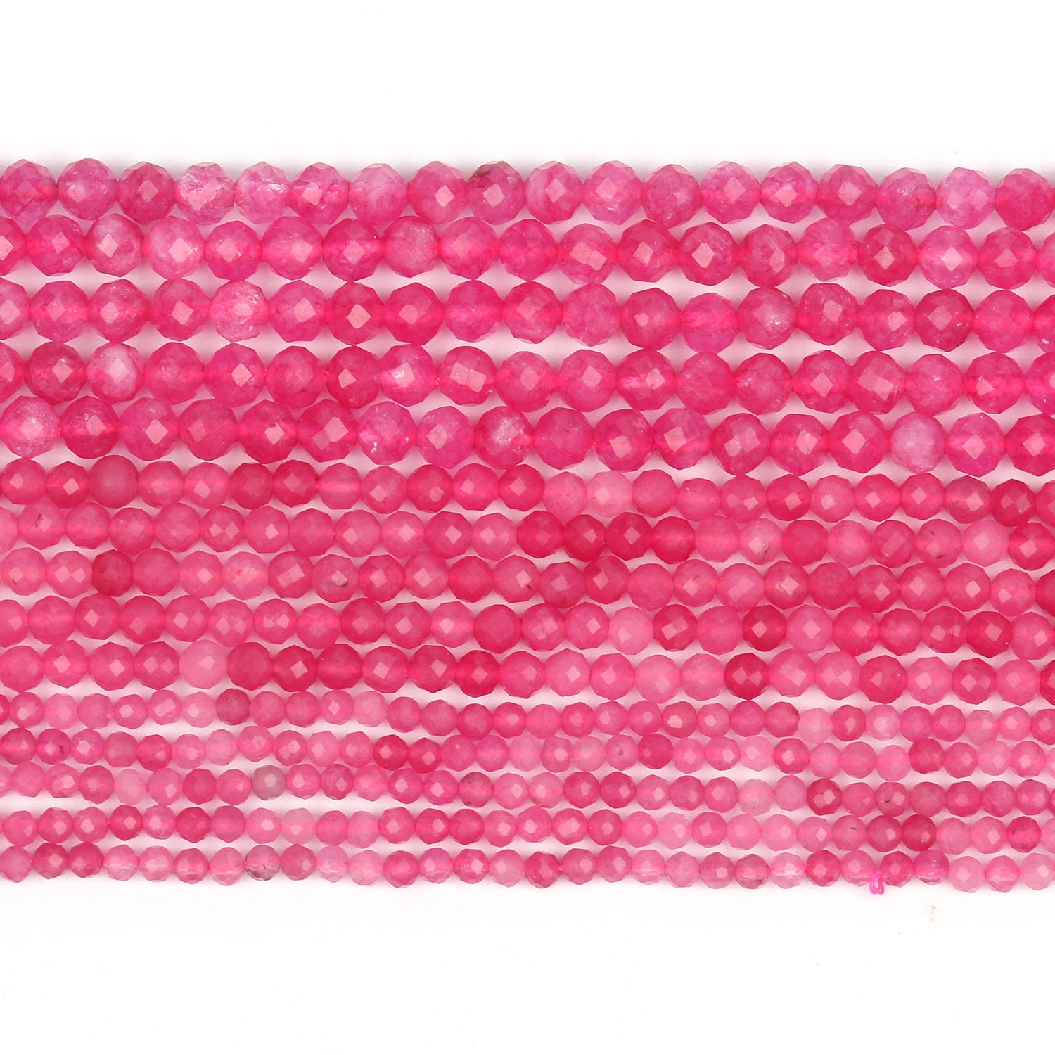 2 3 4mm Natural Faceted Blue Sapphire Stones Loose Spacer Beads for Jewelry Making DIY Bracelet Earrings Accessories 15''Inch