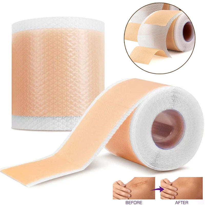 Waterproof & Reusable Silicone Scar Tape – Breathable, Skin-Friendly Adhesive for Ear Protection & Discreet Coverage