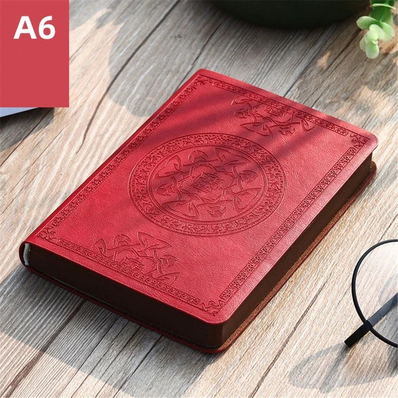 2025 New Portable Vintage Leather Notebook Diary Journal Stationery Gift Portable And Easy To Use