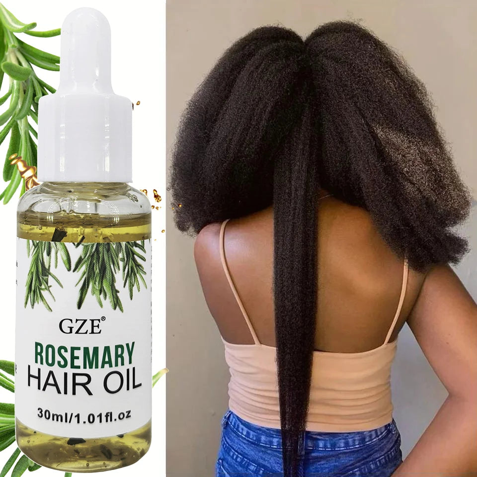 GZE Rosemary Oil For Hair Strengthens Rosemary Scalp Care | All Type & Texture | Straight, Waves & Chemically
