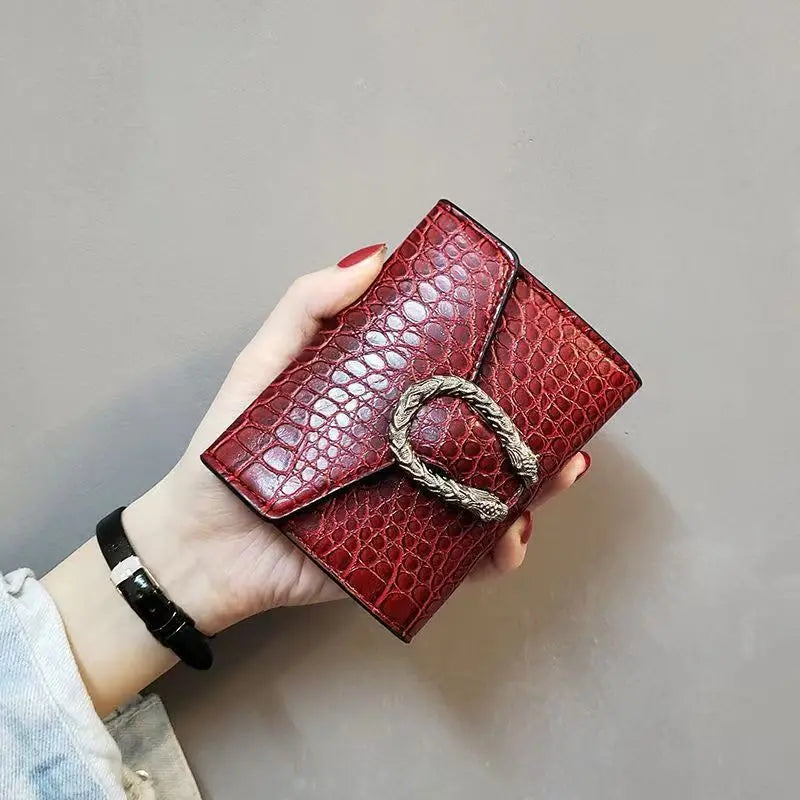 New fashion high-quality luxury classic short wallet small wallet simple multifunctional large capacity card package card wallet