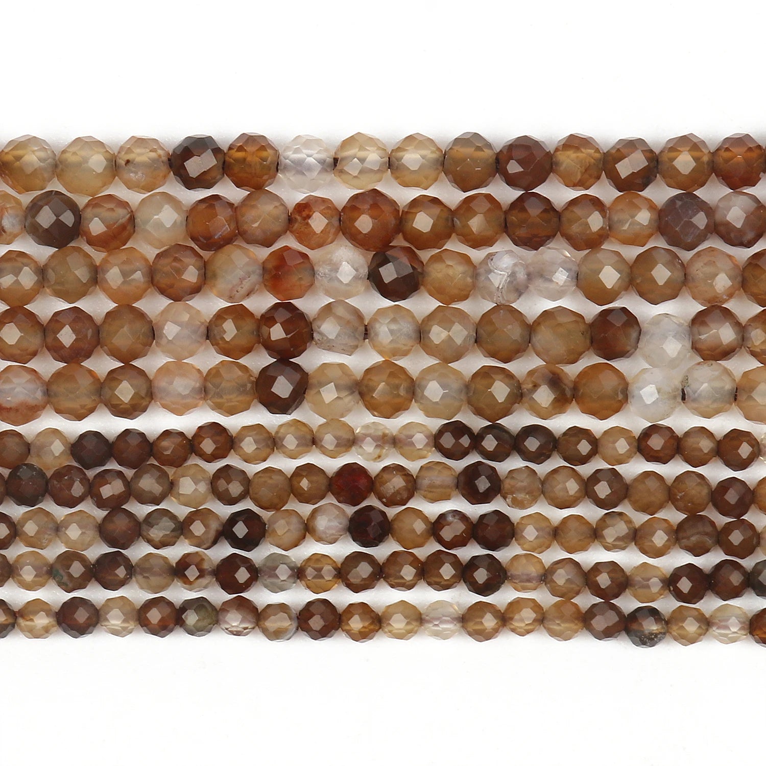 2 3 4mm Natural Faceted Blue Sapphire Stones Loose Spacer Beads for Jewelry Making DIY Bracelet Earrings Accessories 15''Inch